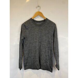 Lululemon Breeze By Long Sleeve Polar Spots Titanium Black Women's Size 4 6